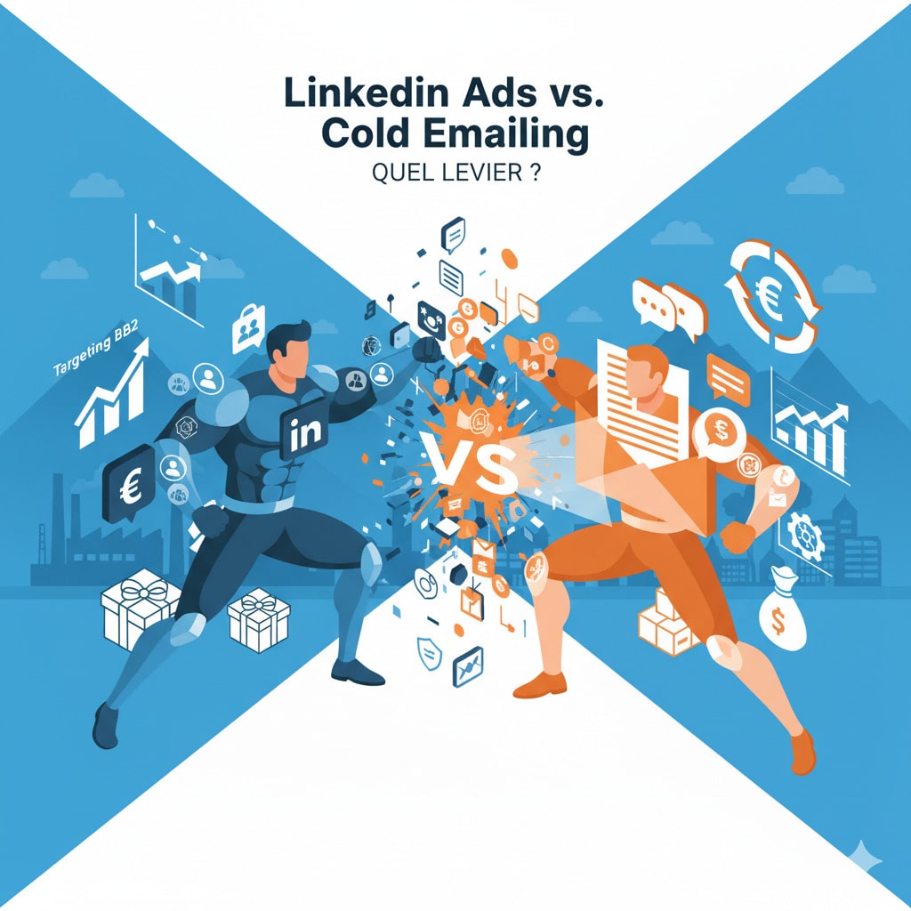 LinkedIn Ads vs. Cold Emailing : quel levier choisir pour générer des leads qualifiés en région AURA ?