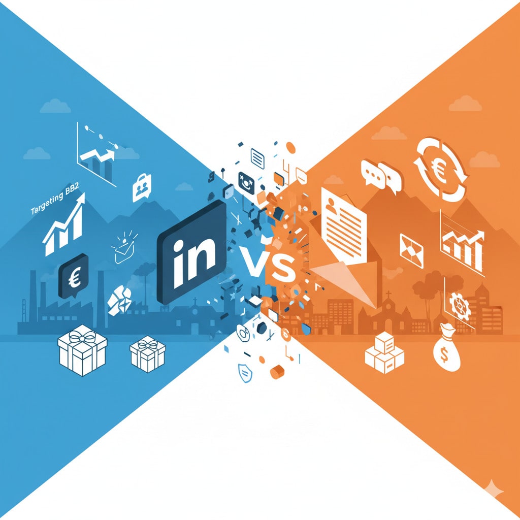 linkedin vs emailing min