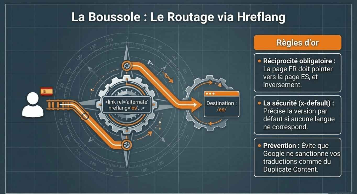Fonctionnement balise hreflang
