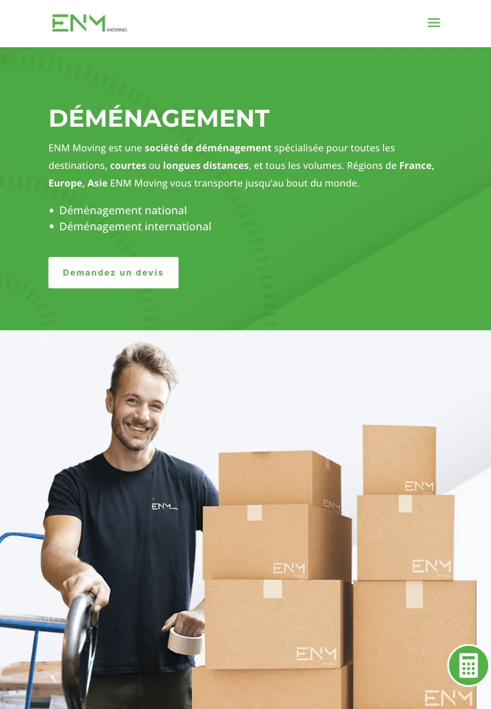google ads pour société de déménagement annecy